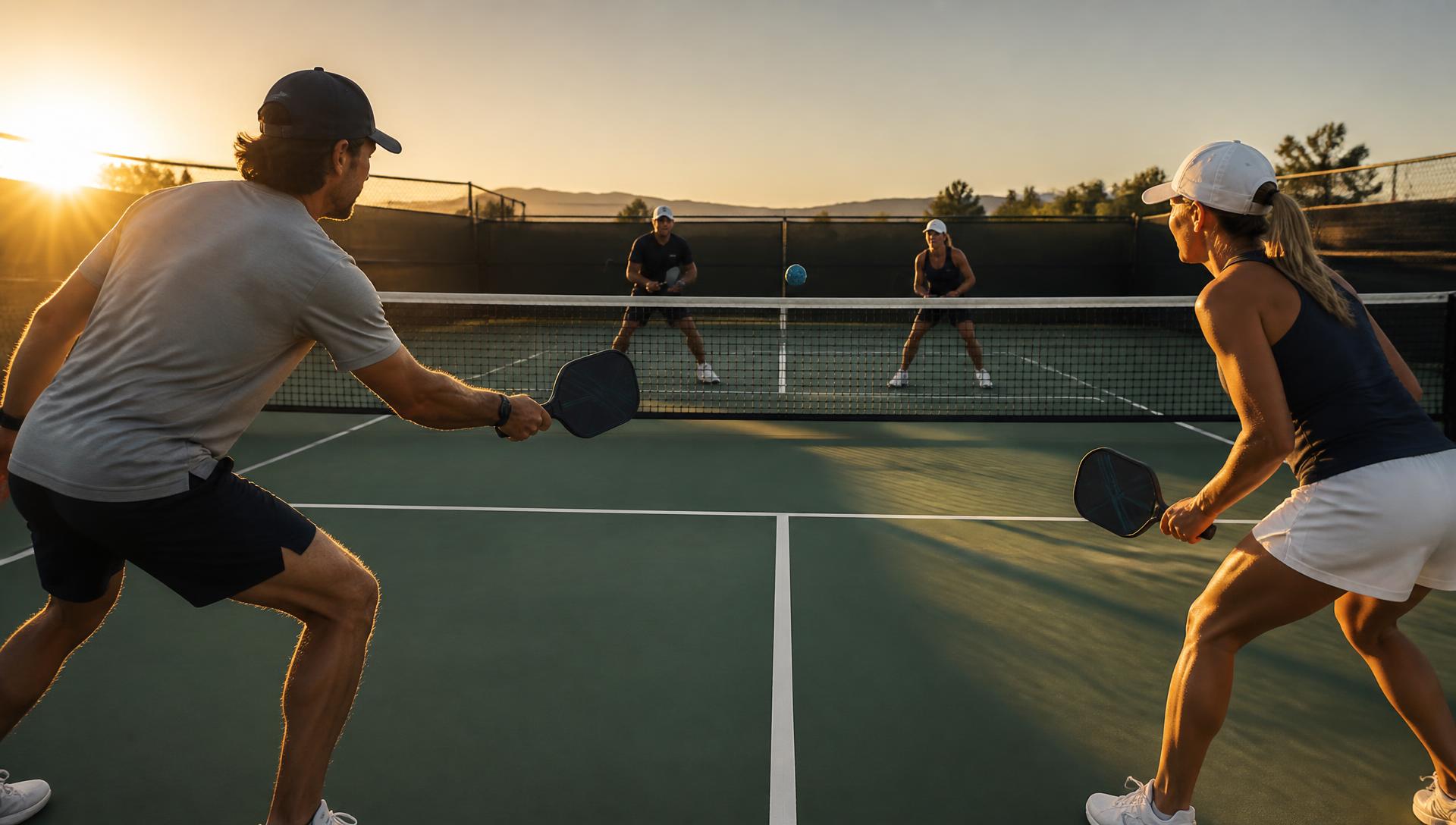 Zero Zero Two pickleball courts