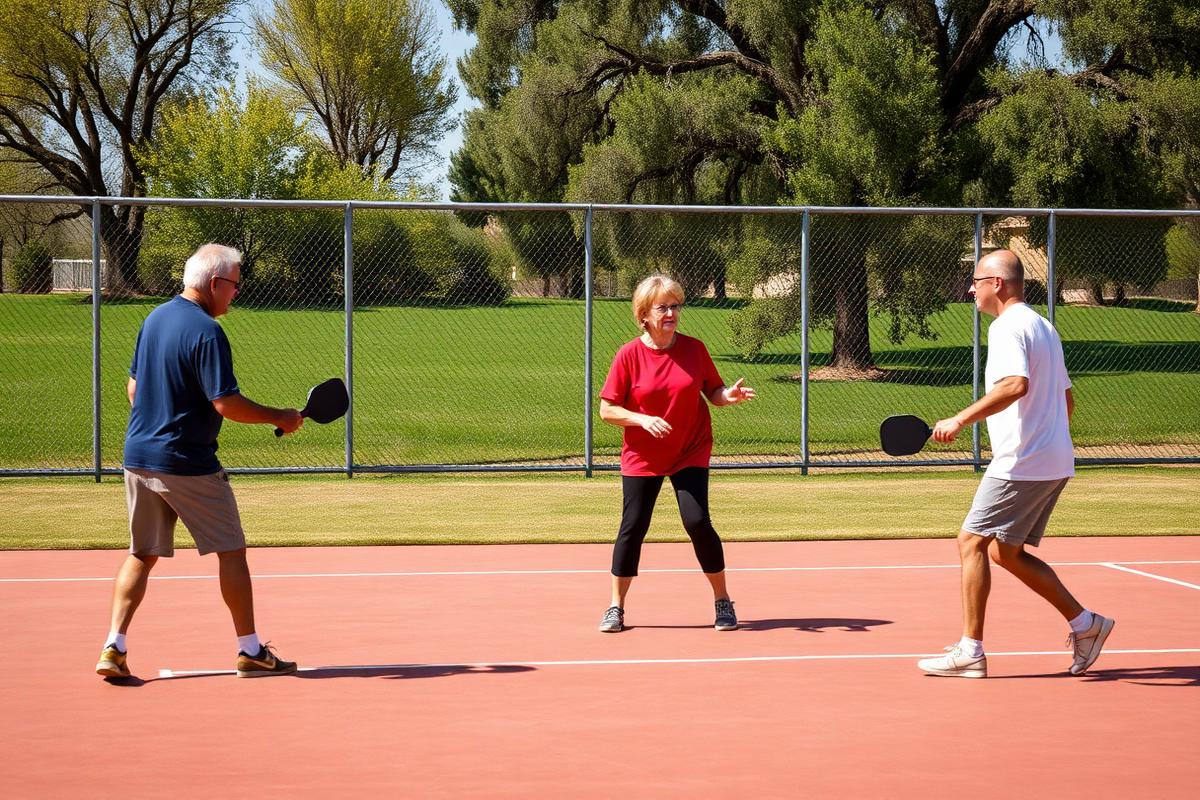 Pickleball courts in Berkeley, Illinois