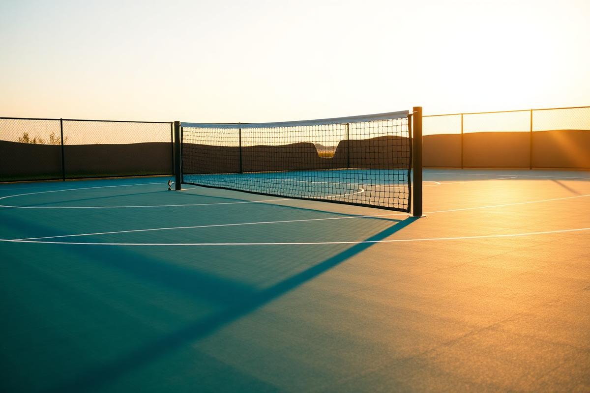 Pickleball courts in Huron, Ohio
